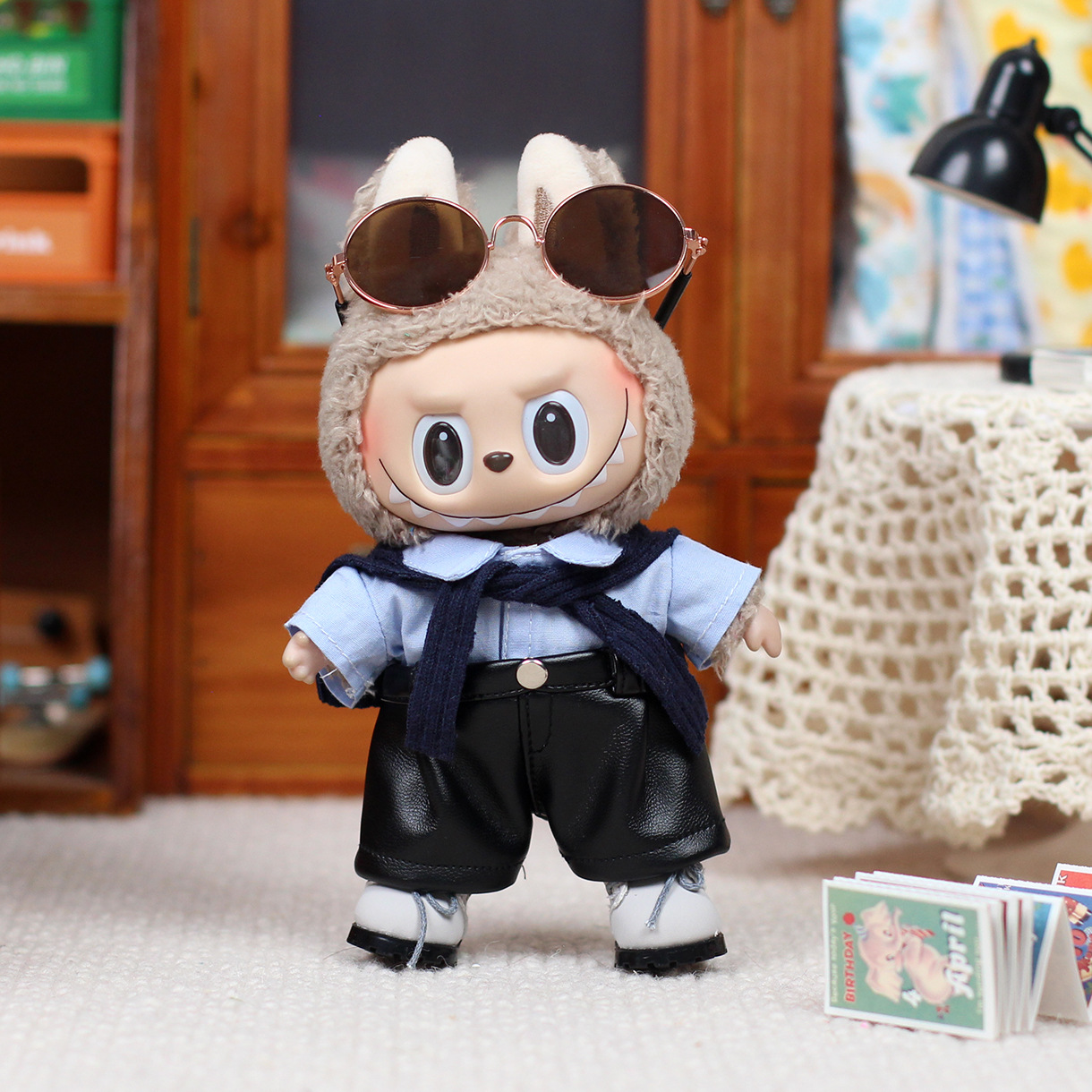 Travel Accessories With Kids - For Labubu V2 V1 Plush Idol