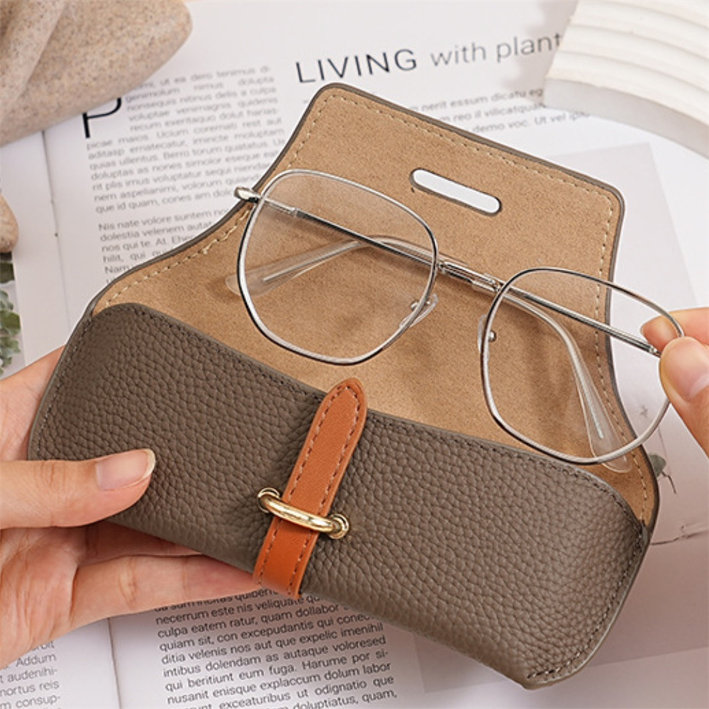 Travel Reading Accessories - Leather Reading Glasses Bags Woman Men