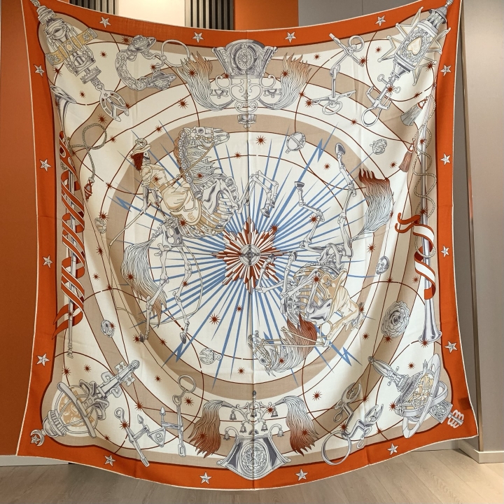 Travel Accessories Store - Luxury Brand Scarf Large Silk Shawls