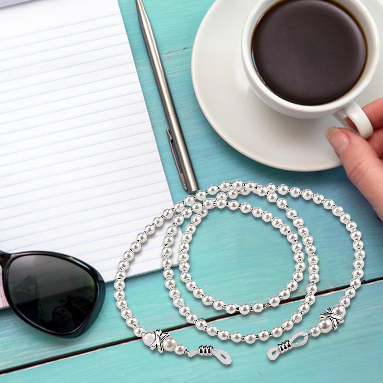 Travel Reading Accessories - Beaded Eyeglass Chain Reading Glasses Chain