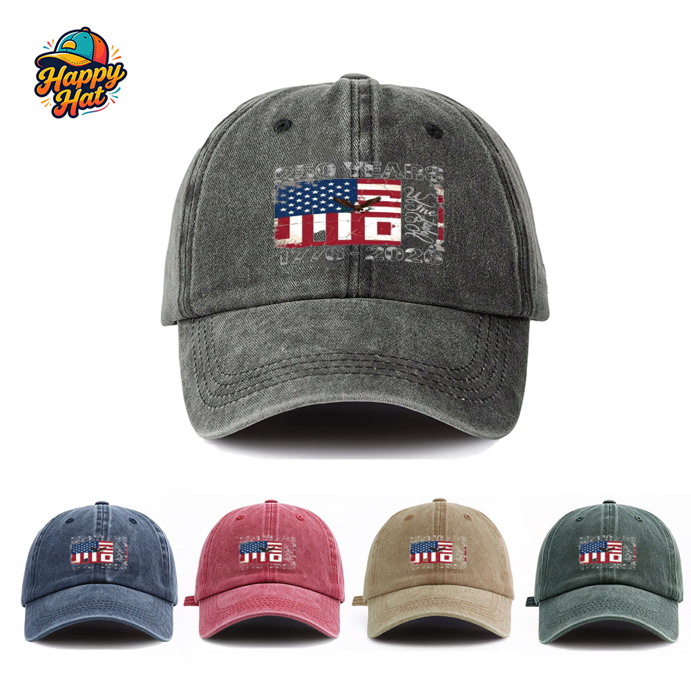 Travel Accessories July - 1PC Vintage Washed USA Flag 250