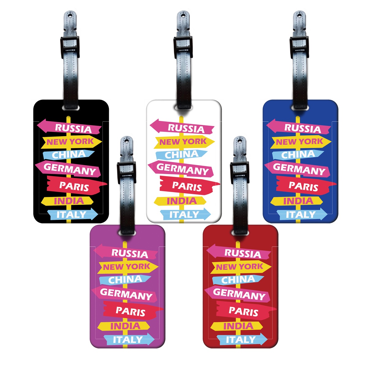 Travel Accessories List - Creative Road Sign Indication Luggage Tags