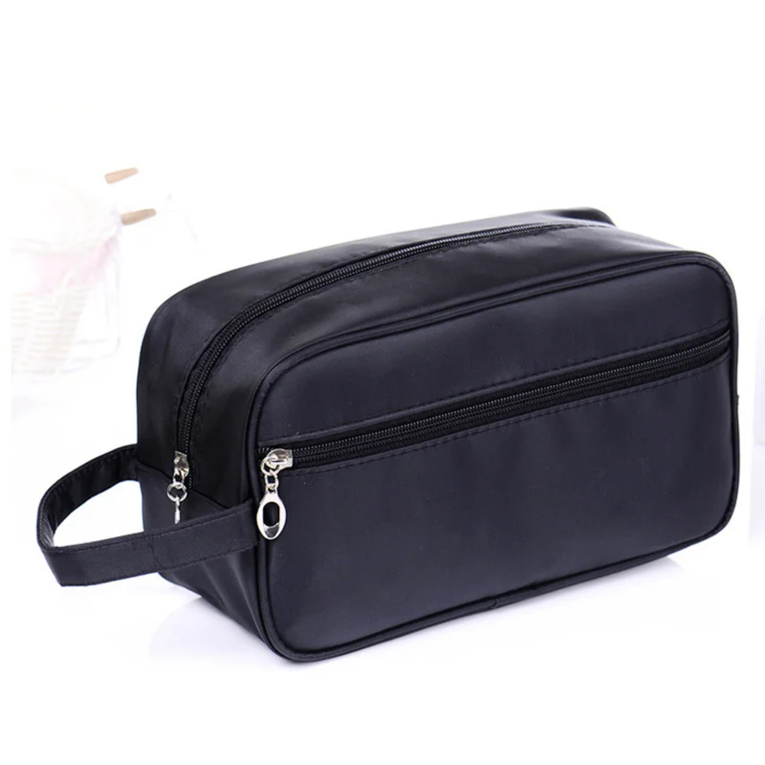 Travel Accessories Kit For Men - Men Travel Makeup Zipper Cosmetic Case