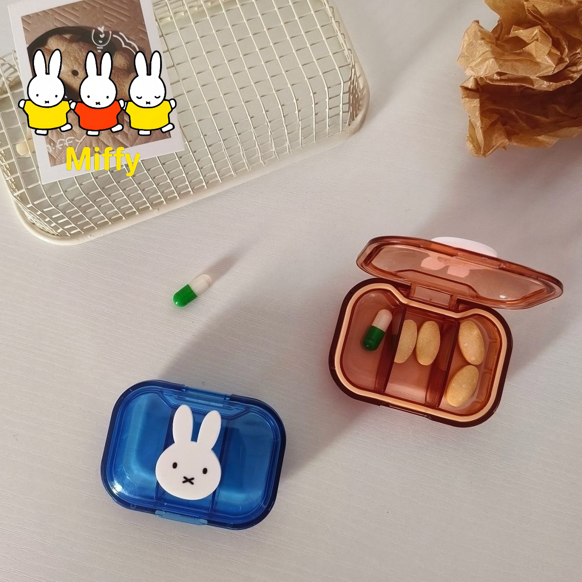 Kawaii Miffy Storage Box Carto - Travel Accessories Kids ulasan dan harga