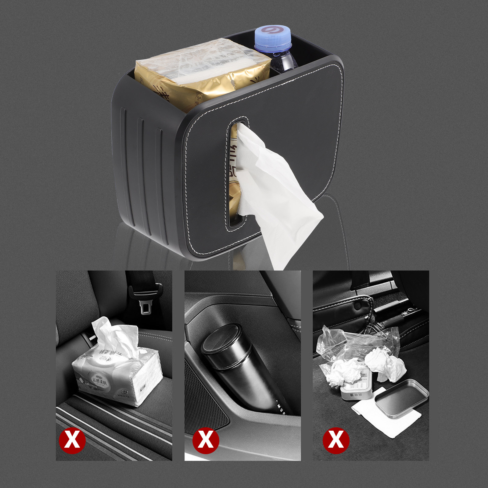 Premium Car Trash Can Organize - Car Seat Travel Bag ulasan dan harga