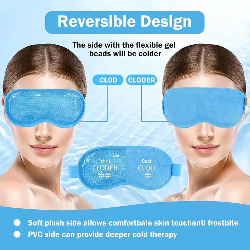 Gel Ice Eye Mask, Ice Eye Beau - Travel Accessories Eye Mask ulasan dan harga