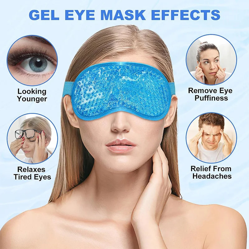Gel Ice Eye Mask, Ice Eye Beau - Travel Accessories Eye Mask ulasan dan harga