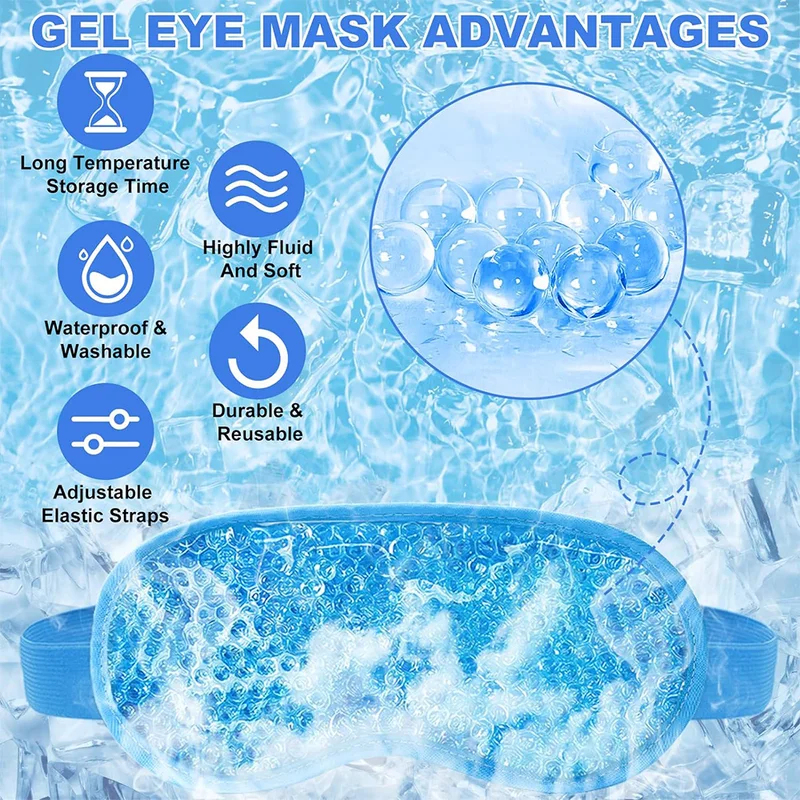Gel Ice Eye Mask, Ice Eye Beau - Travel Accessories Eye Mask ulasan dan harga