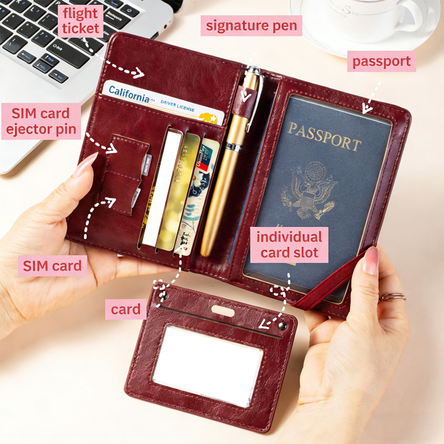 Passport Holder and Wallet in  - Travel Accessories Plane ulasan dan harga