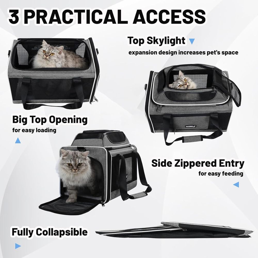 Cat Carrier Top-Expandable 18x - Travel Accessories Delta Airlines ulasan dan harga