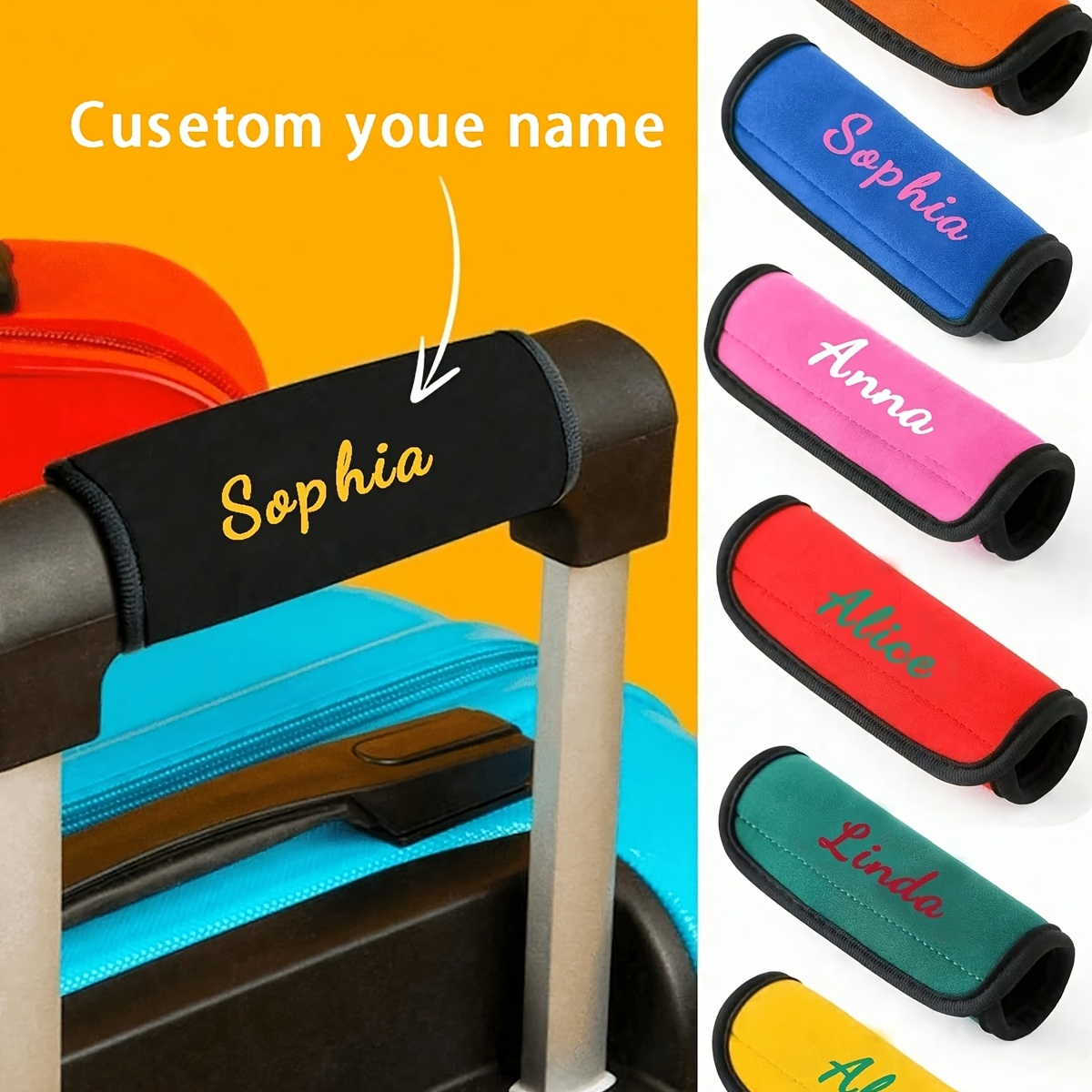 Custom Name Luggage Handle Cov - Travel Accessories List ulasan dan harga