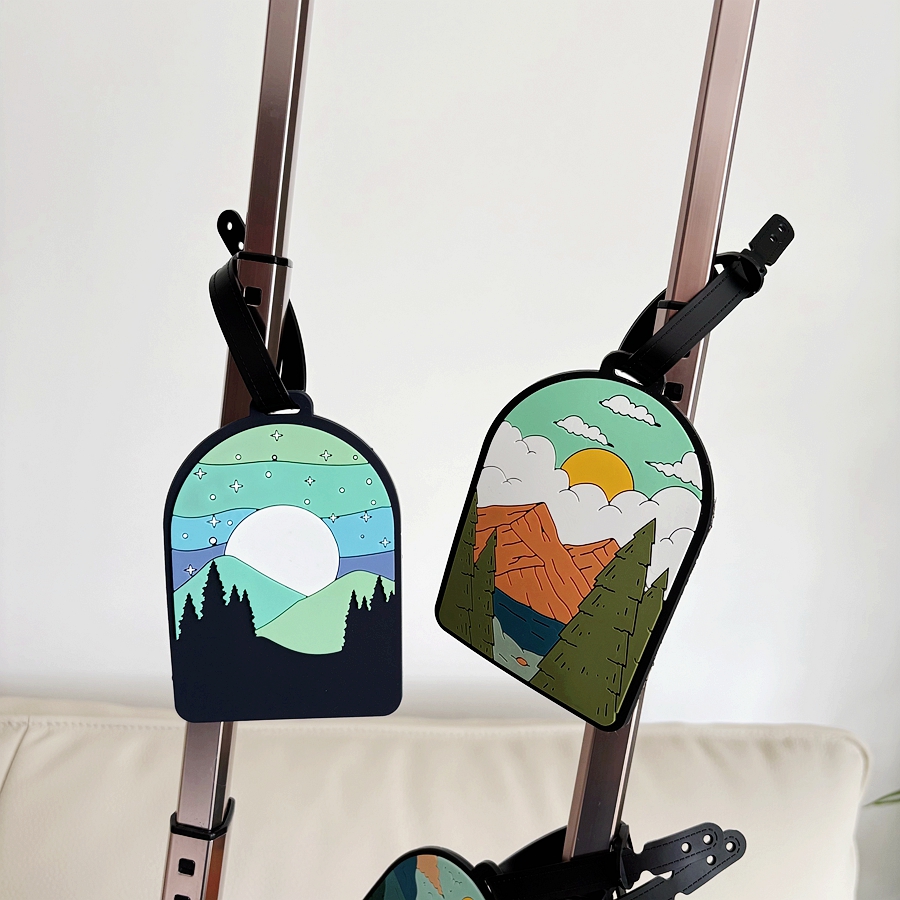 1/3/6pcs landscape luggage tag - Travel Accessories List ulasan dan harga