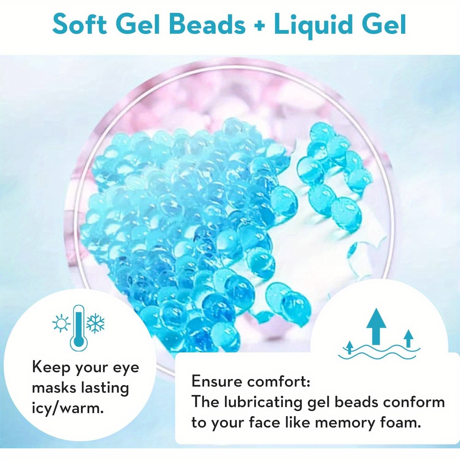 2Pcs/Set Gel Eye Mask Cooling  - Travel Accessories Eye Mask ulasan dan harga