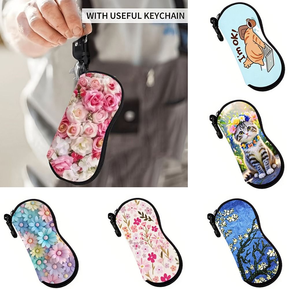 Fashion Leather Eyeglass Case  - Travel Reading Accessories ulasan dan harga