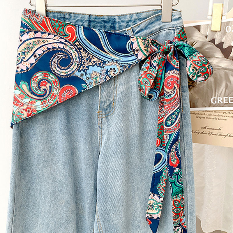 Cashew flower triangular scarf - Travel Accessories Store ulasan dan harga