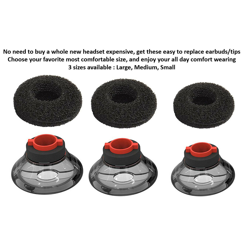 6pcs Replacement Memory Foam E - Earplug Set Foam ulasan dan harga