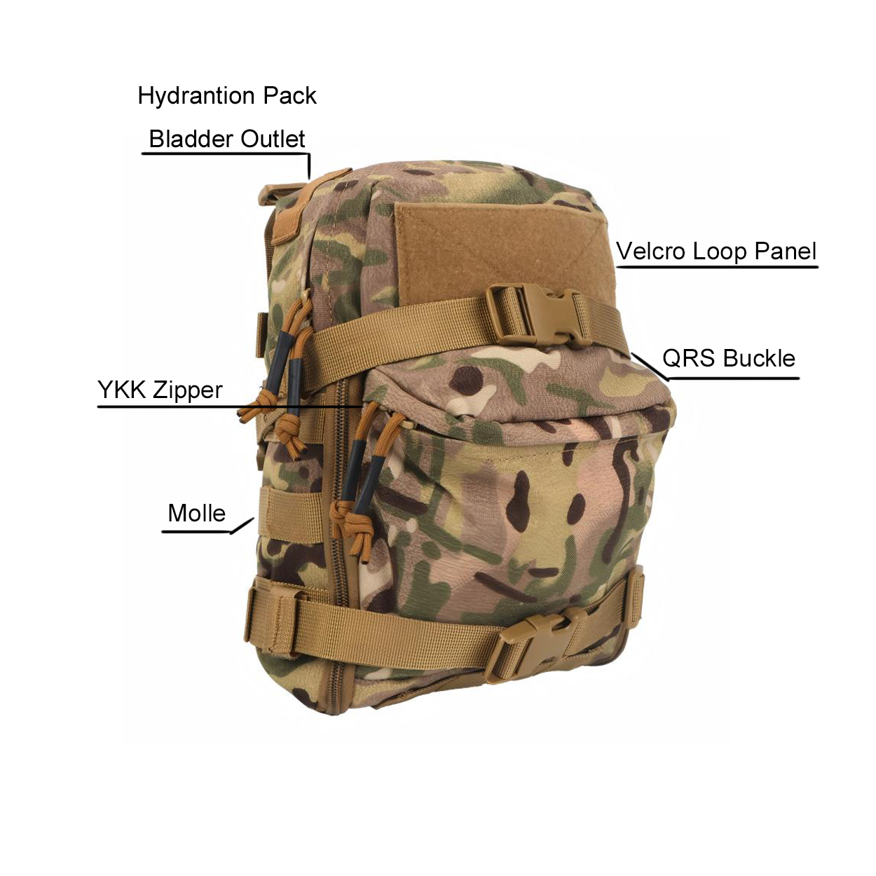 Mini Hydration Bag Outdoor Tac - Hydration Pack Backpack ulasan dan harga