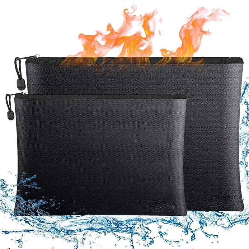 Fireproof Document Bag Waterpr - Travel Ziplock Bags ulasan dan harga