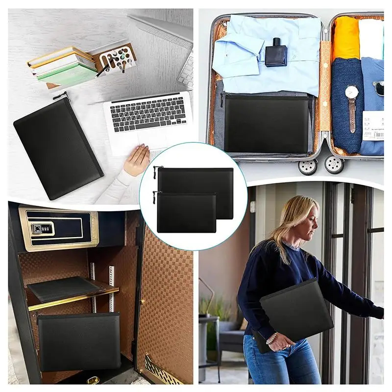 Fireproof Document Bag Waterpr - Travel Ziplock Bags ulasan dan harga