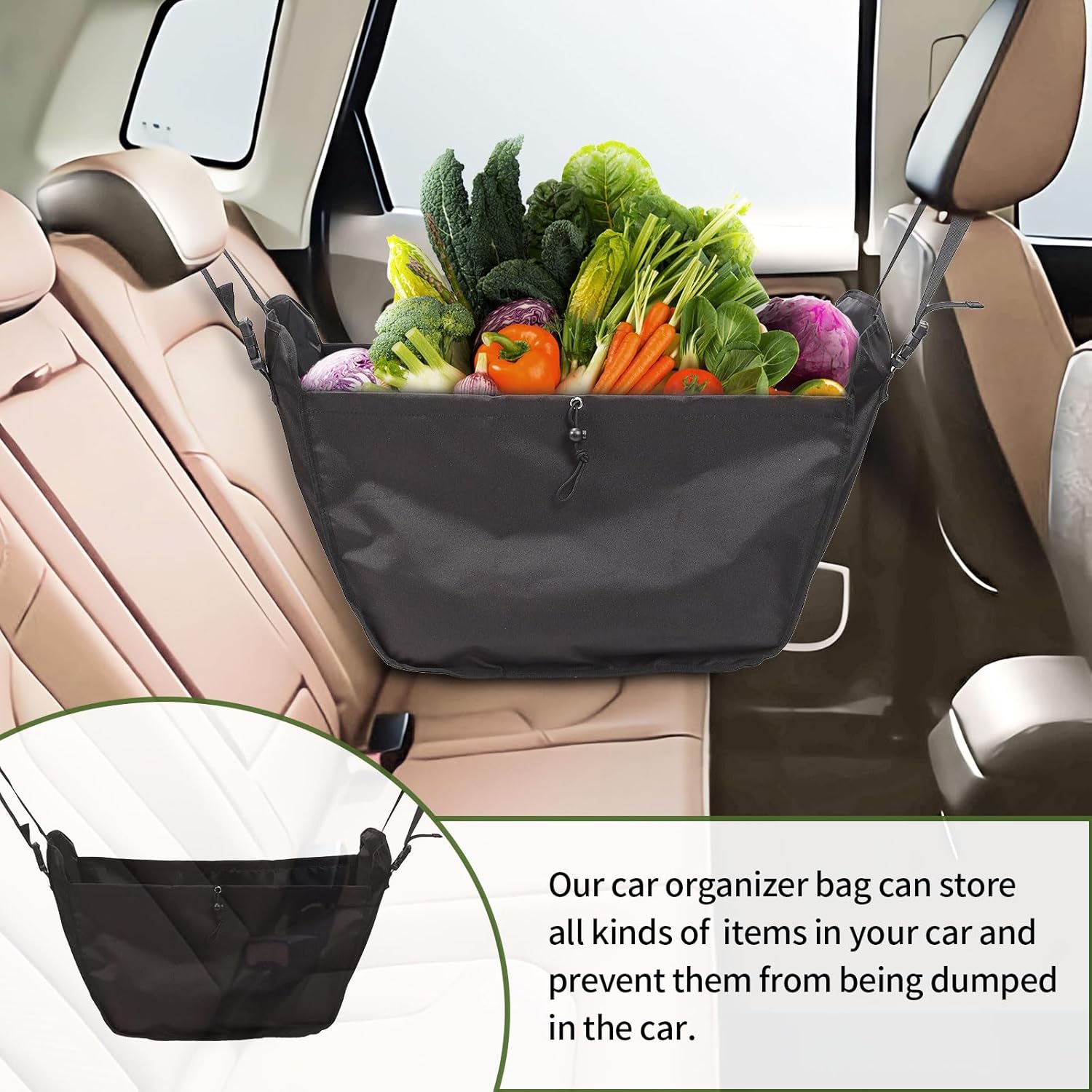 Large Car Seat Organizer - Fol - Car Seat Travel Bag ulasan dan harga