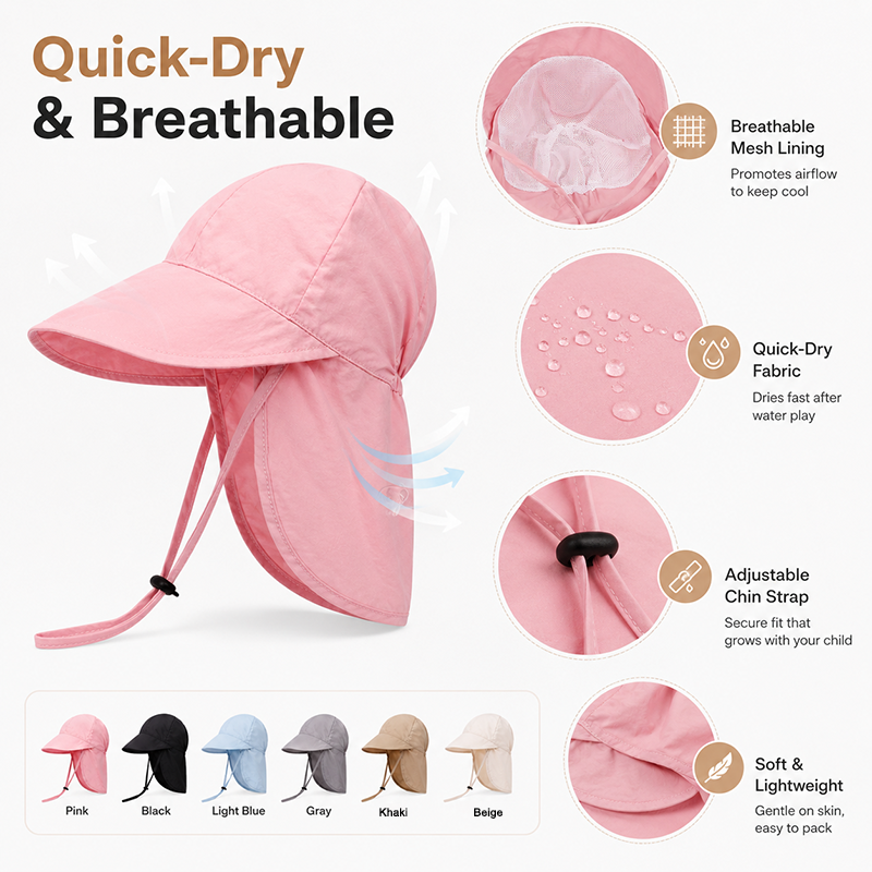 Quick Dry Baby Hats Summer Thi - Travel Accessories Store ulasan dan harga