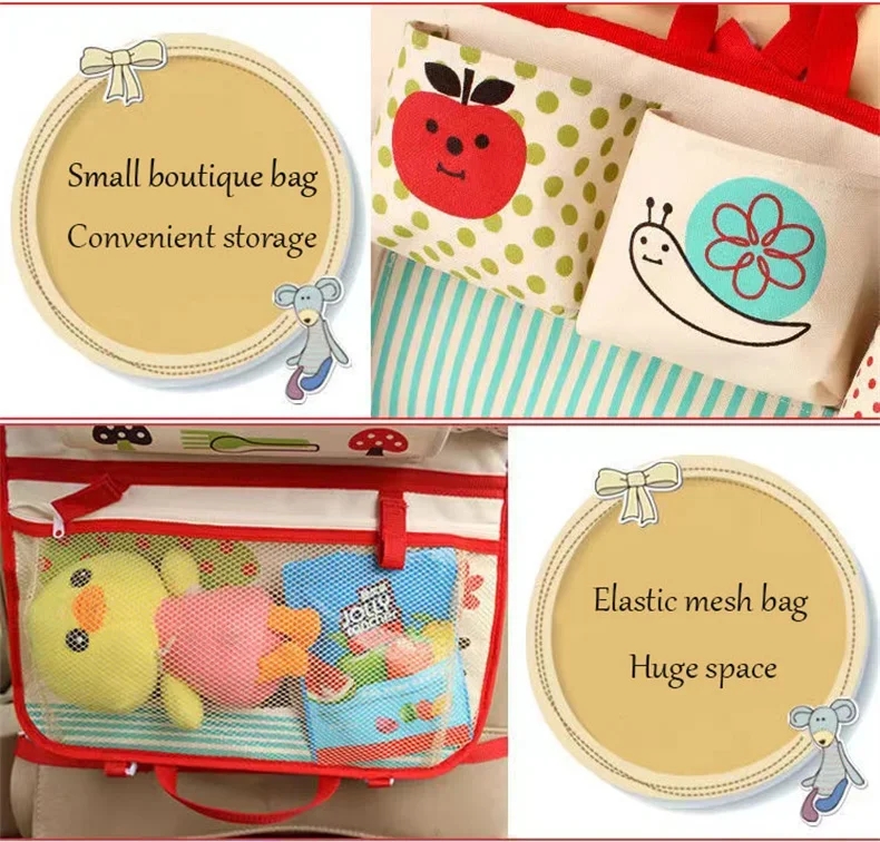 Cartoon Baby Car Seat Back Sto - Car Seat Travel Bag ulasan dan harga