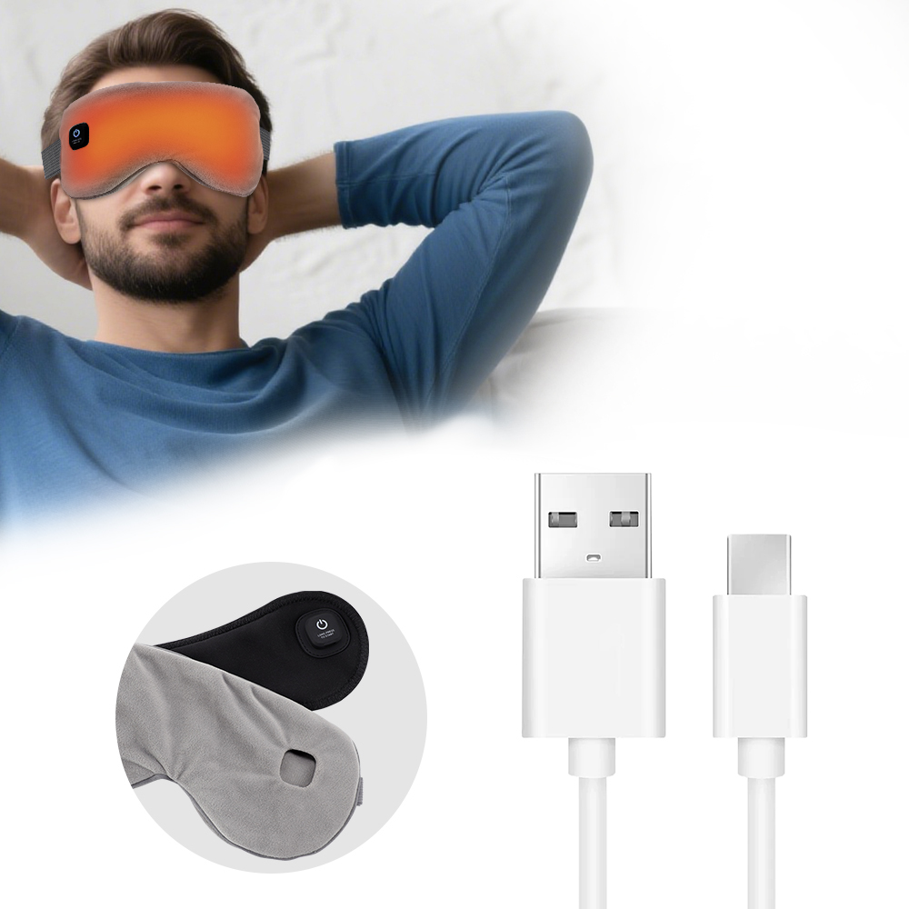 Electric Steam Heated Eye Mask - Travel Accessories Eye Mask ulasan dan harga