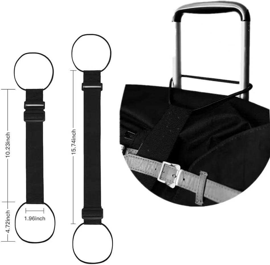 Adjustable Luggage Strap Trave - Travel Accessories Plane ulasan dan harga