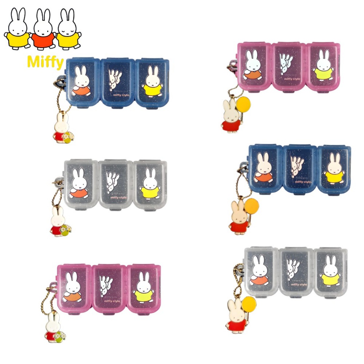 Kawaii Miffy Medicine Box Is A - Travel Accessories Kids ulasan dan harga