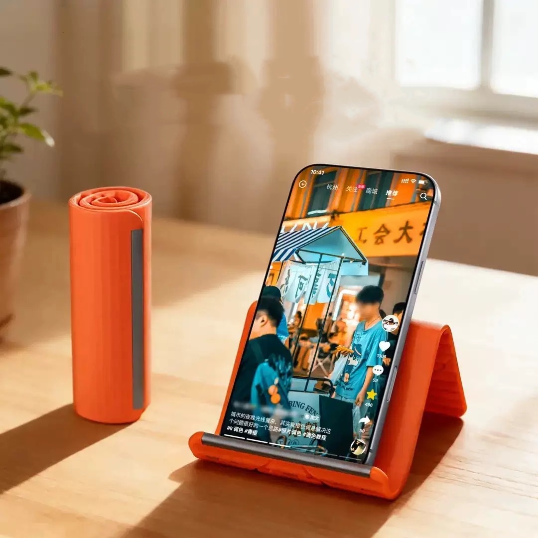 Lazy Portable Phone Stand Sili - Travel Accessories Store ulasan dan harga