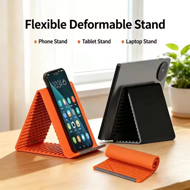 Lazy Portable Phone Stand Sili - Travel Accessories Store ulasan dan harga