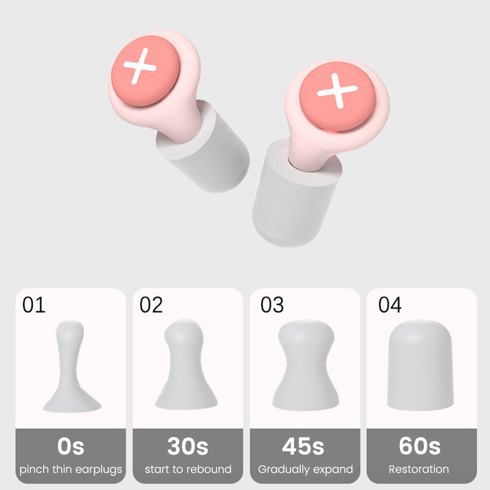 Silicone Earplug Sleep Noise E - Earplug Set Foam ulasan dan harga