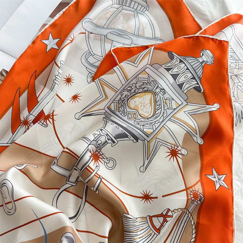 Luxury Brand Scarf Large Silk  - Travel Accessories Store ulasan dan harga