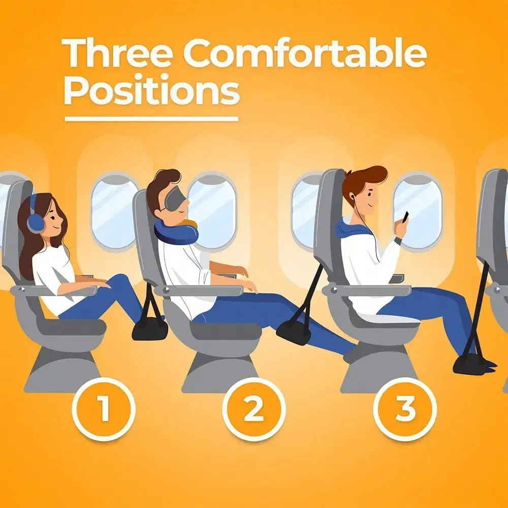 Travel Rest Hanging Footstool  - Travel Accessories Plane ulasan dan harga