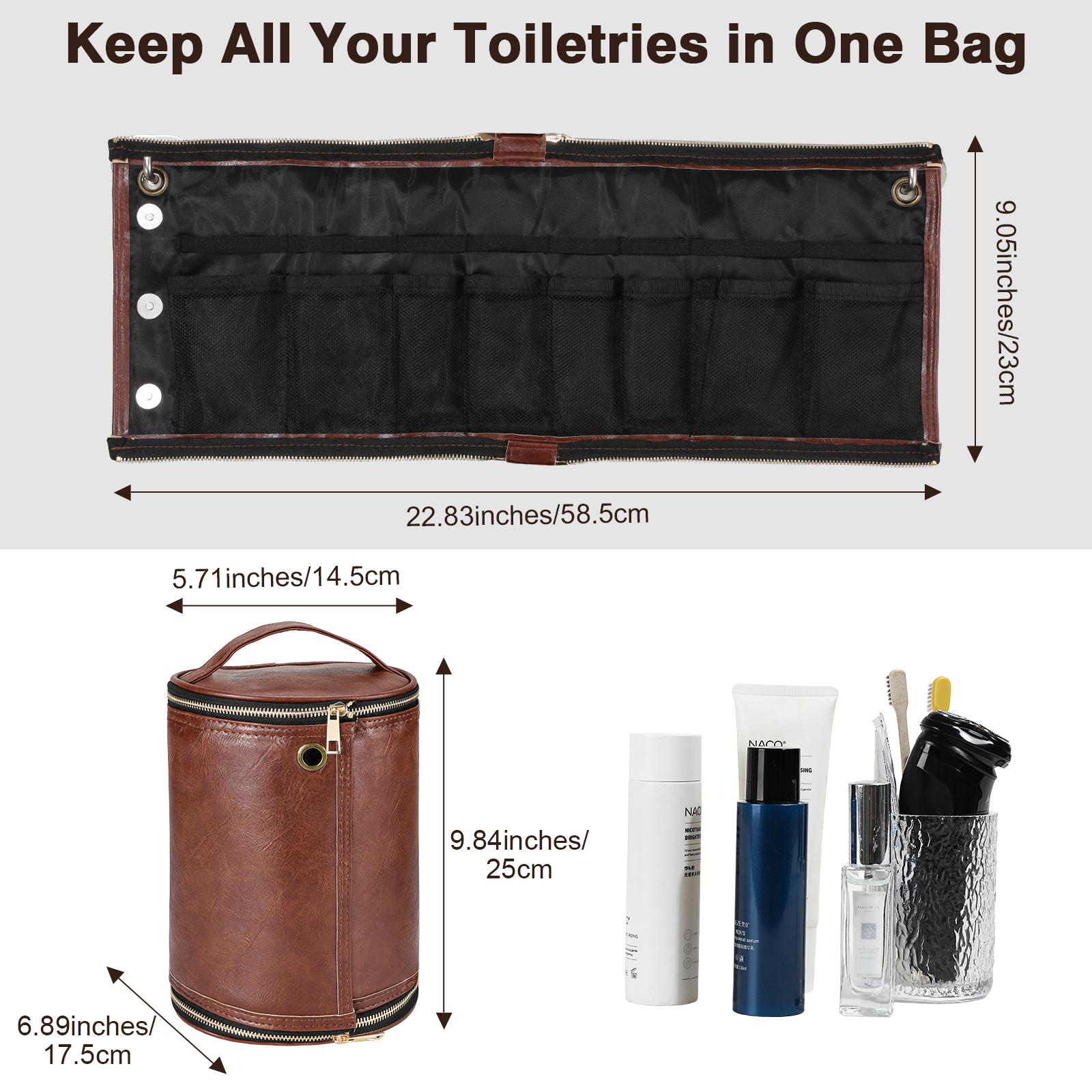 Toiletry Bag for Men,Travel To - Travel Accessories Kit For Men ulasan dan harga