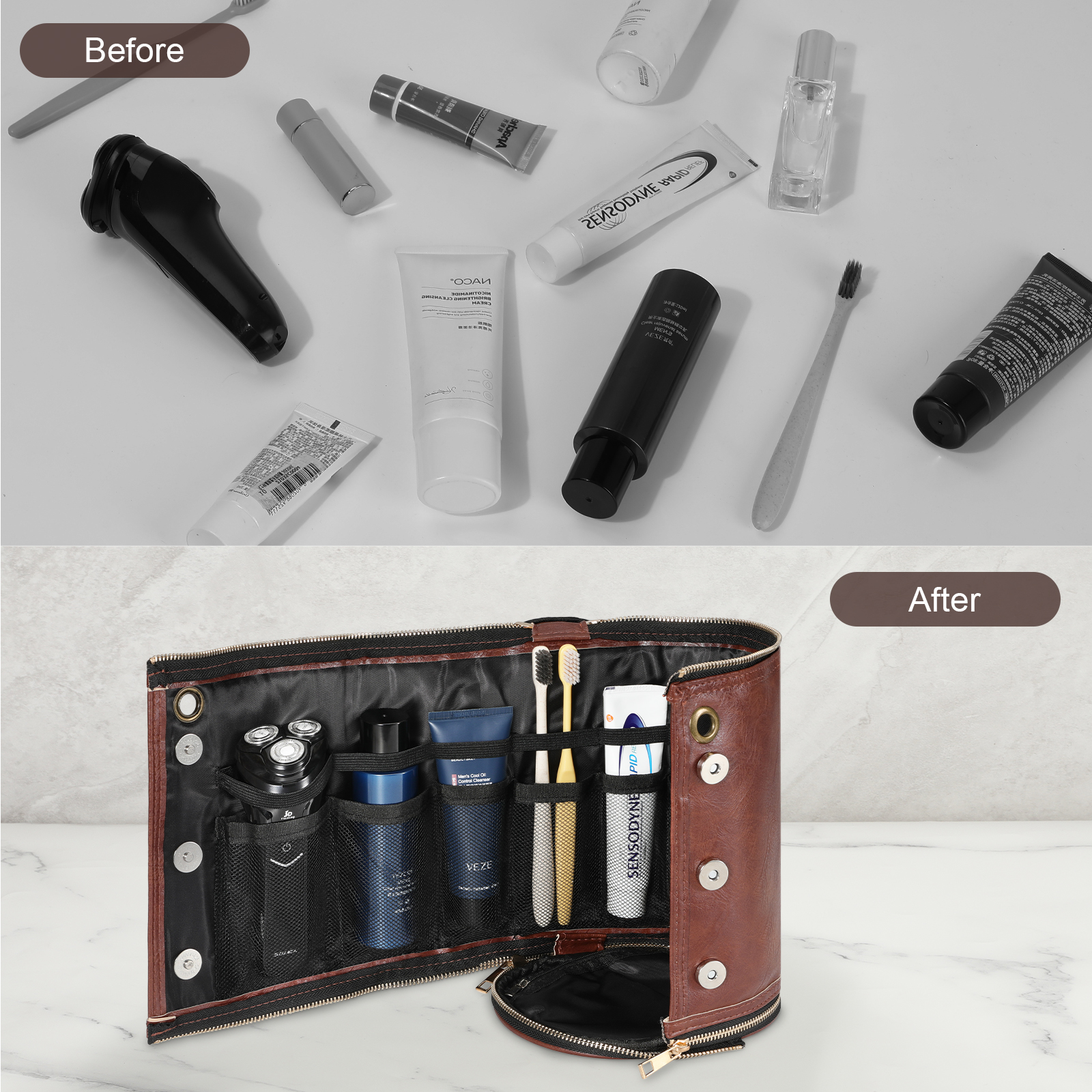 Toiletry Bag for Men,Travel To - Travel Accessories Kit For Men ulasan dan harga