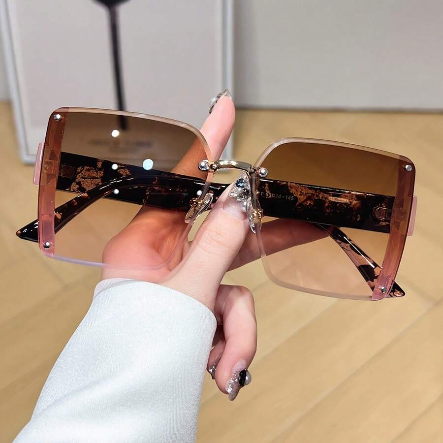 Oversized Frameless Square Gra - Travel Accessories For Women ulasan dan harga