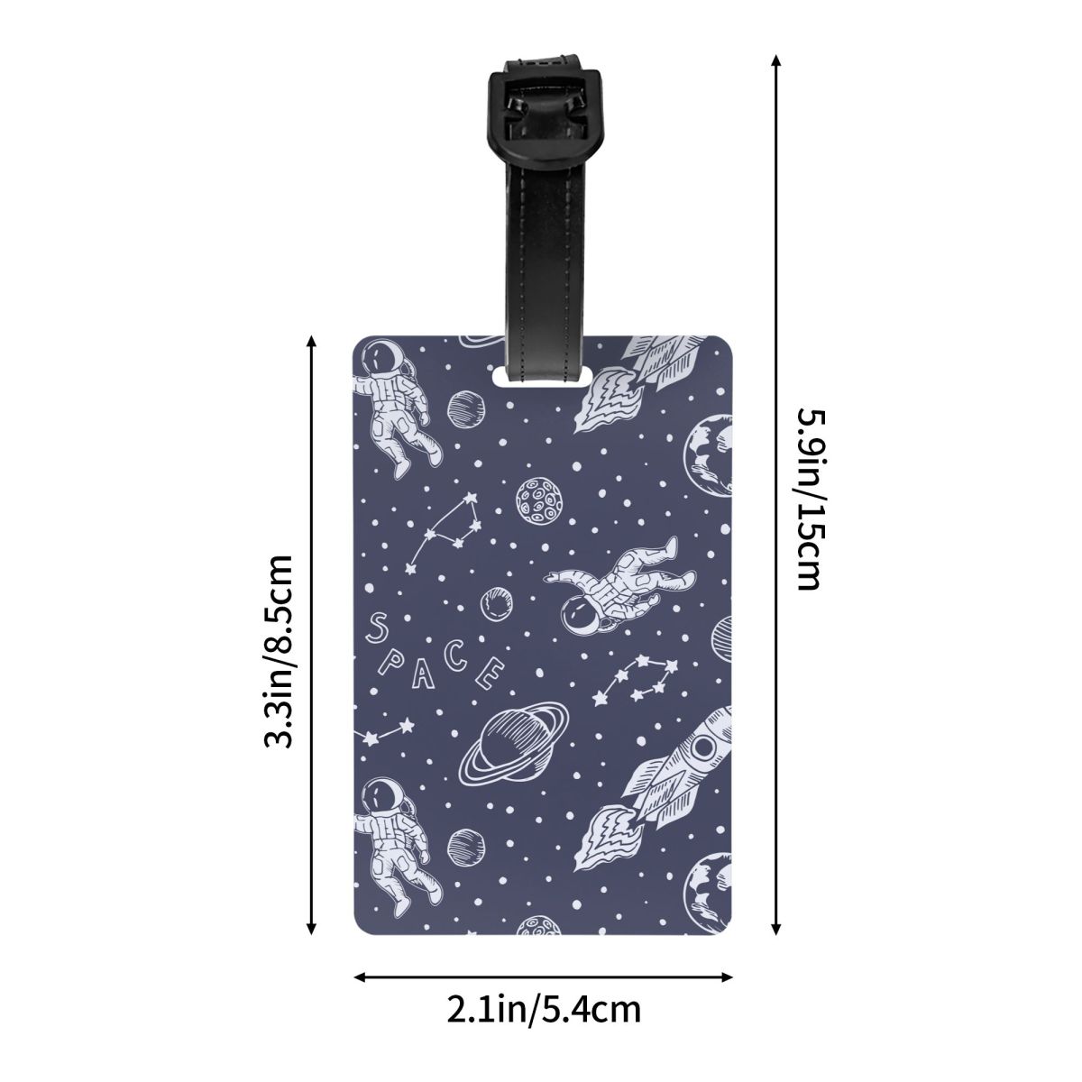 Custom Space And Astronaut Lug - Travel Accessories List ulasan dan harga