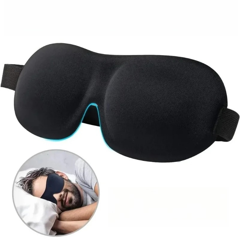 3D Sleep Mask Soft Memory Foam - Travel Accessories Eye Mask ulasan dan harga