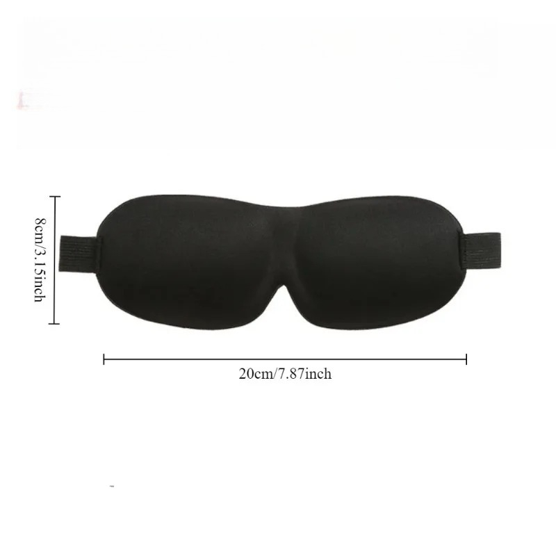 3D Sleep Mask Soft Memory Foam - Travel Accessories Eye Mask ulasan dan harga