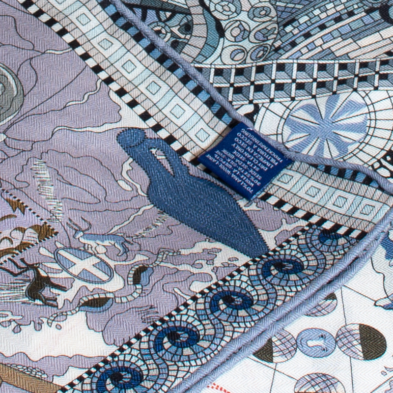 Retro Explorer Map Print Squar - Travel Accessories For Women ulasan dan harga
