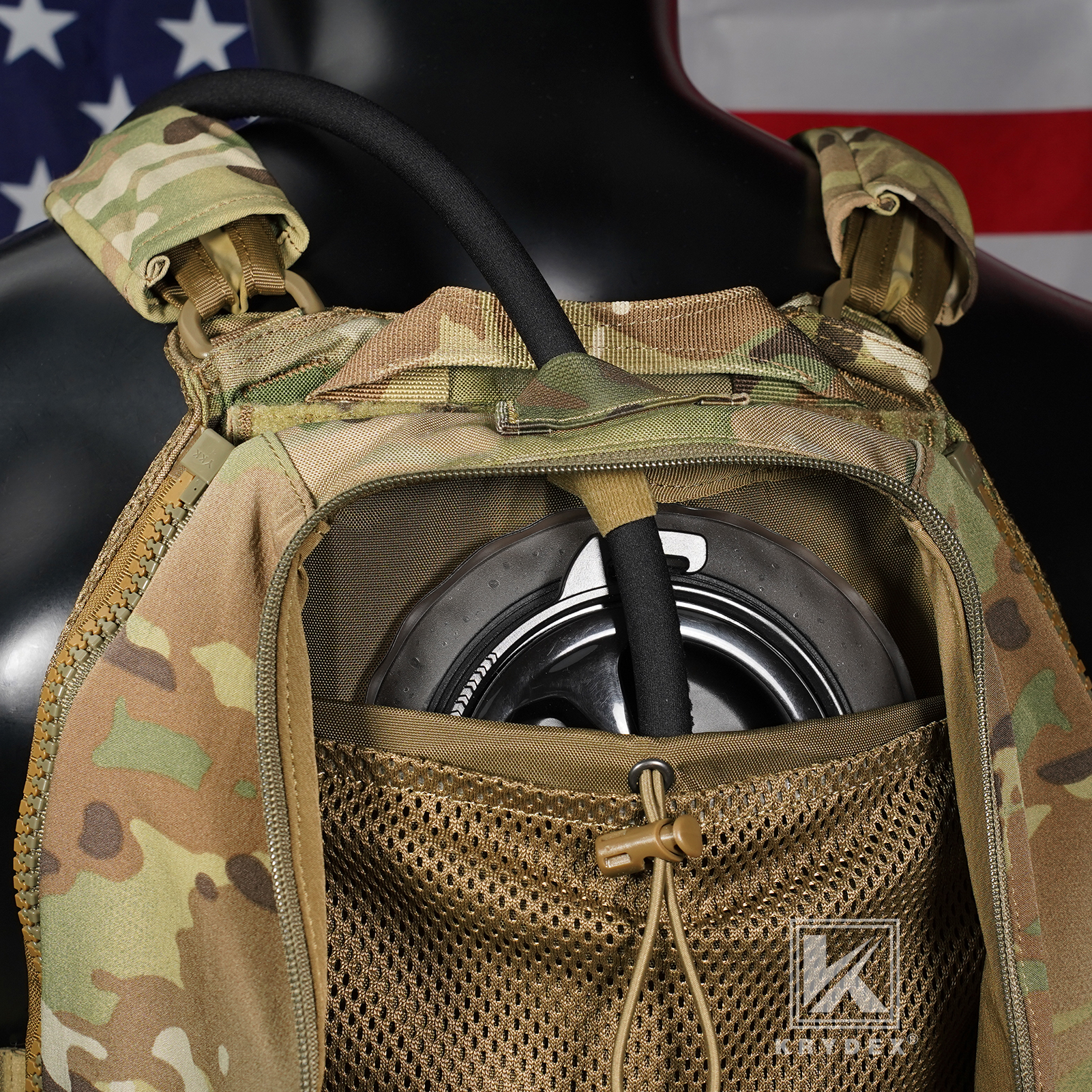 KRYDEX Tactical Zip-on Back Pa - Hydration Pack Backpack ulasan dan harga