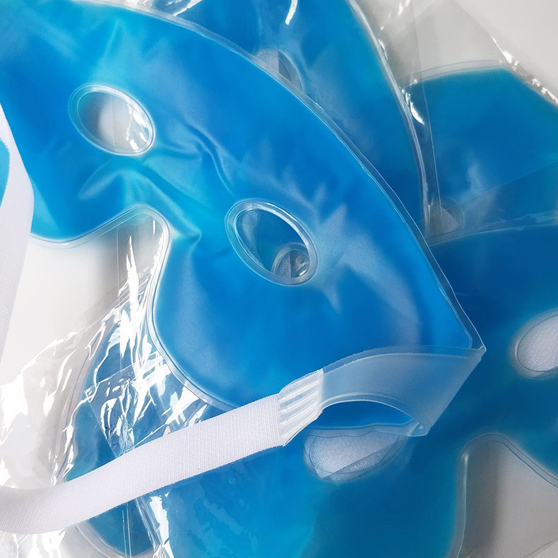 Full Face Massage Ice Mask Hot - Travel Accessories Eye Mask ulasan dan harga