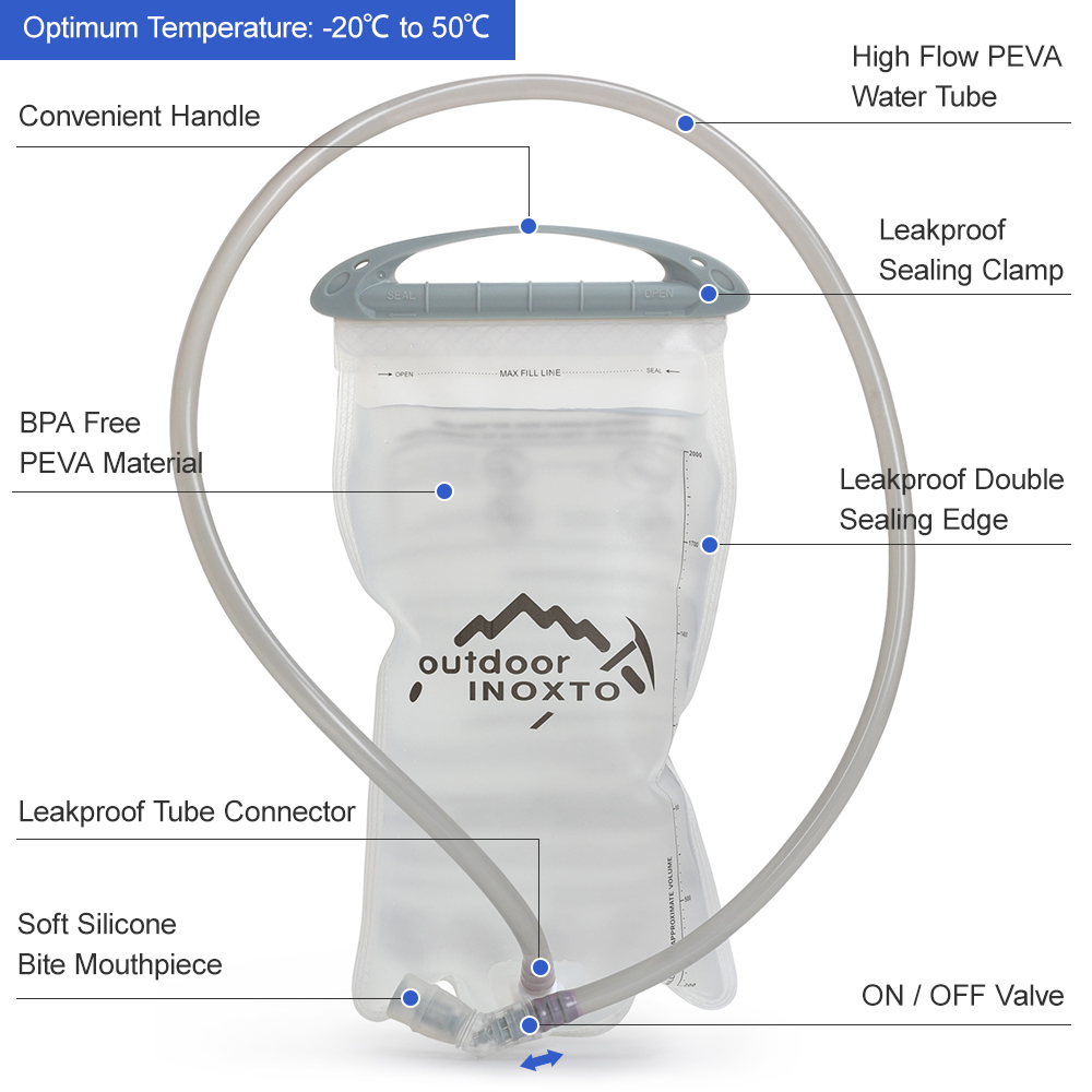 1.5L / 2L Hydration Bladder Le - Hydration Pack Backpack ulasan dan harga