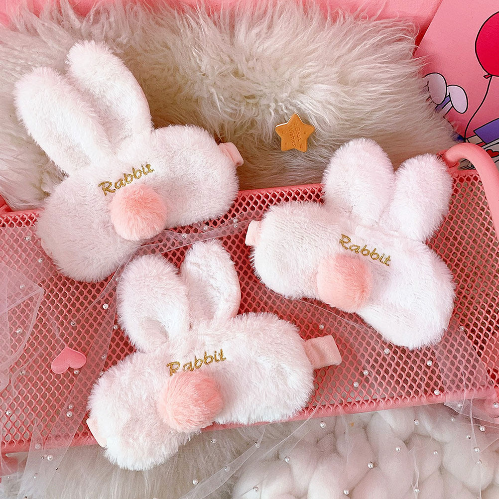 1Pcs Stereo Rabbit Ear Eye Mas - Travel Accessories With Kids ulasan dan harga