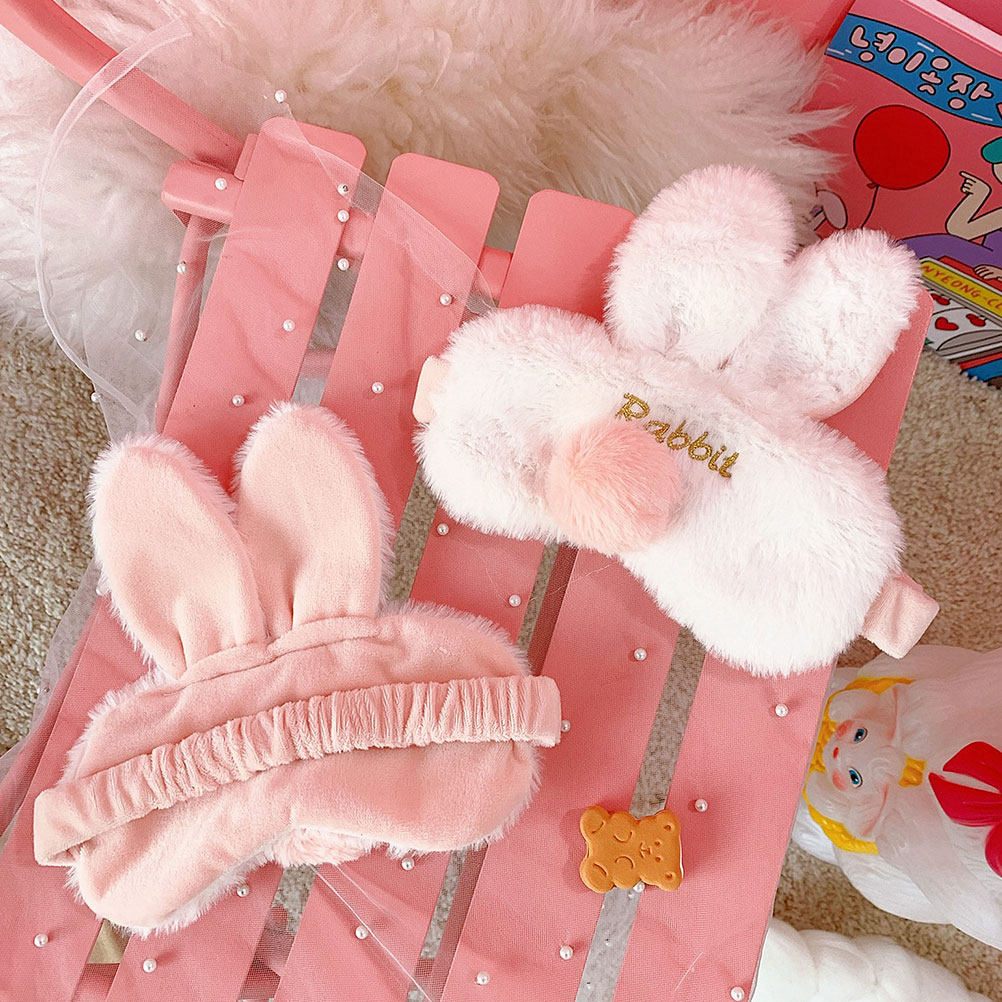 1Pcs Stereo Rabbit Ear Eye Mas - Travel Accessories With Kids ulasan dan harga
