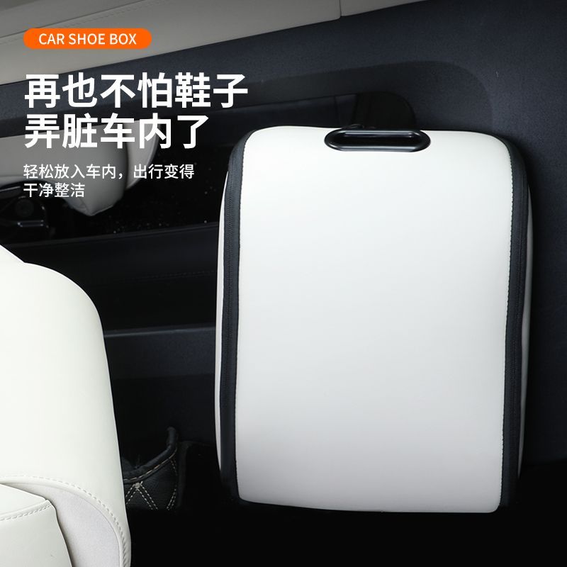 Portable Car Shoe Storage Box  - Car Seat Travel Bag ulasan dan harga