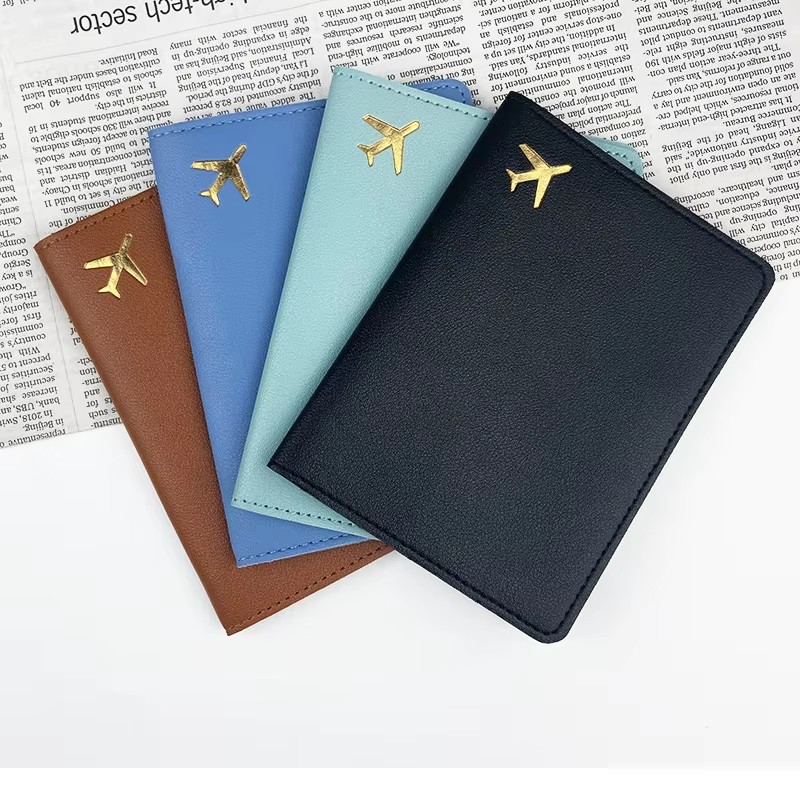 1Pc New PU Leather Passport Ho - Travel Accessories Plane ulasan dan harga