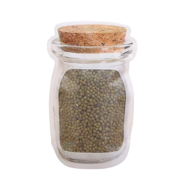 Imitation Wood Mason Jar Bottl - Travel Ziplock Bags ulasan dan harga
