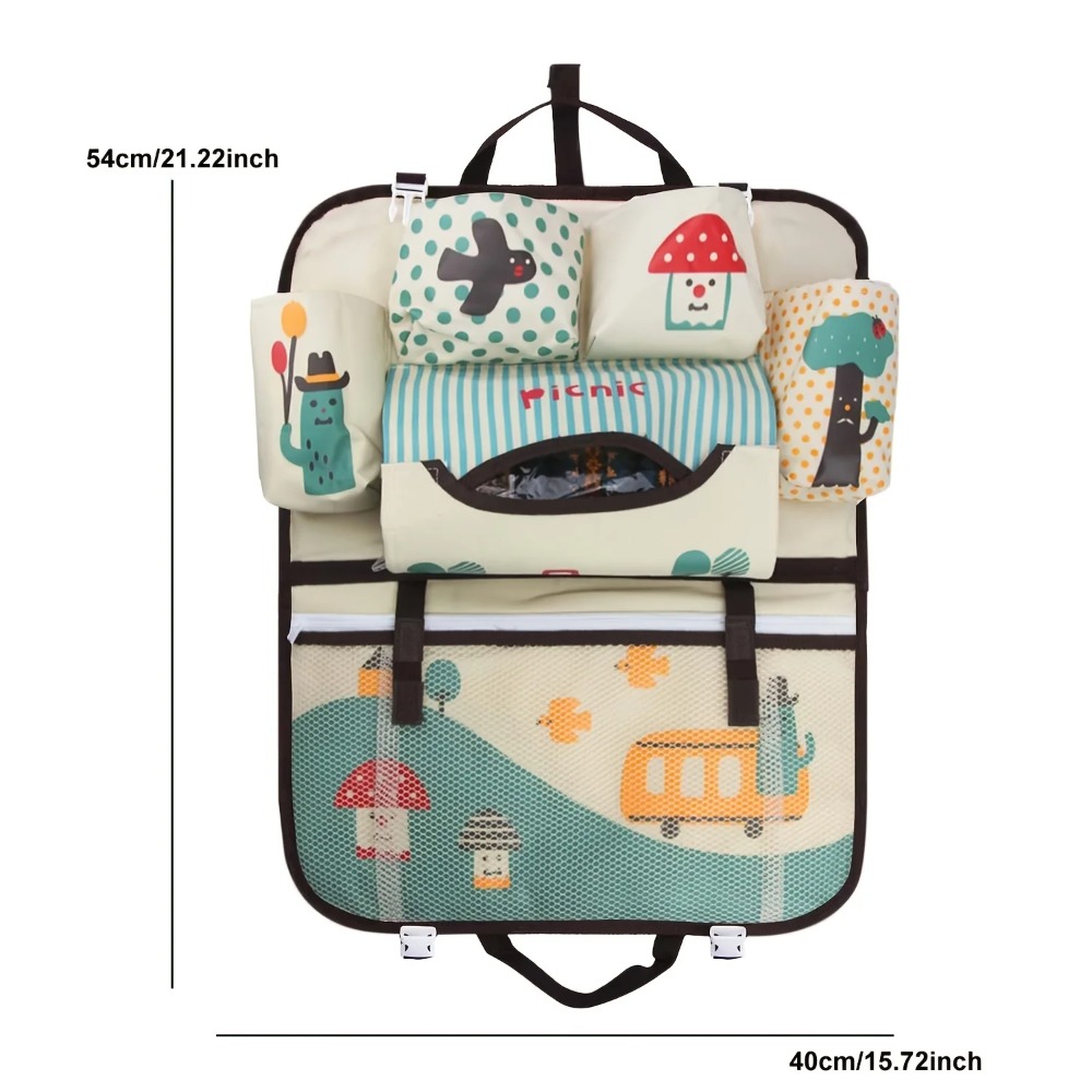 Cartoon Backseat Car Organizer - Car Seat Travel Bag ulasan dan harga